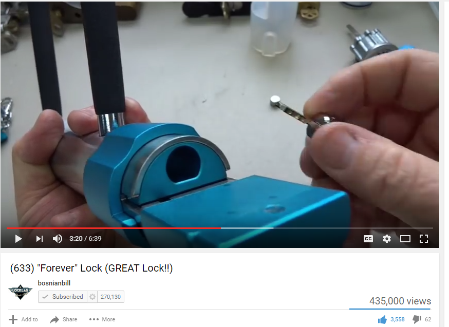 Lock Expert "Bosnian Bill" gives his critical review of the Forever Lock™ Bicycle U-Lock!